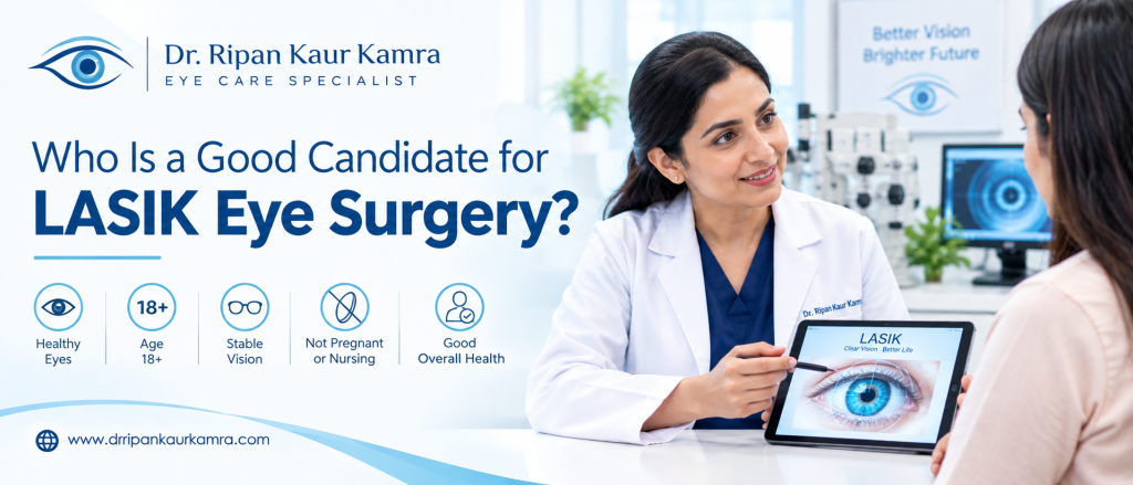 Who Is a Good Candidate for LASIK Eye Surgery? LASIK eligibility consultation with an ophthalmologist