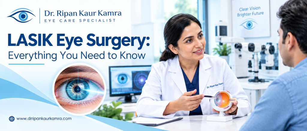 LASIK Eye Surgery: Everything You Need to Know LASIK eye surgery consultation with an ophthalmologist