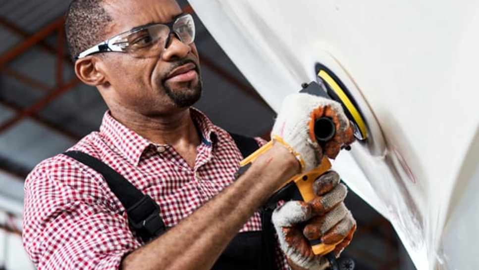 10 Simple Ways to Protect Your Eyes Every Day Person wearing protective safety goggles during home repair work