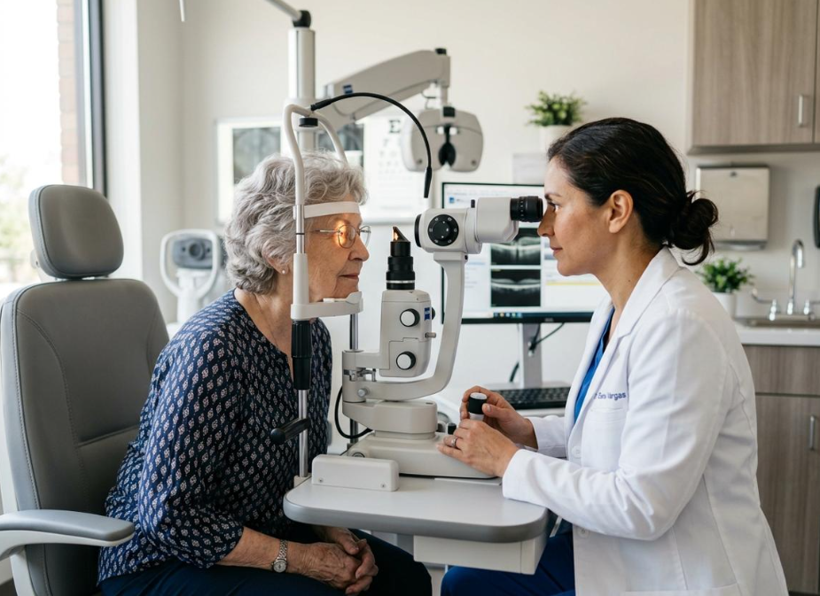 What to Expect After Cataract Surgery: Recovery Guide Ophthalmologist examining a patient after cataract surgery