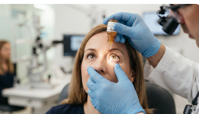 dilated eye examination