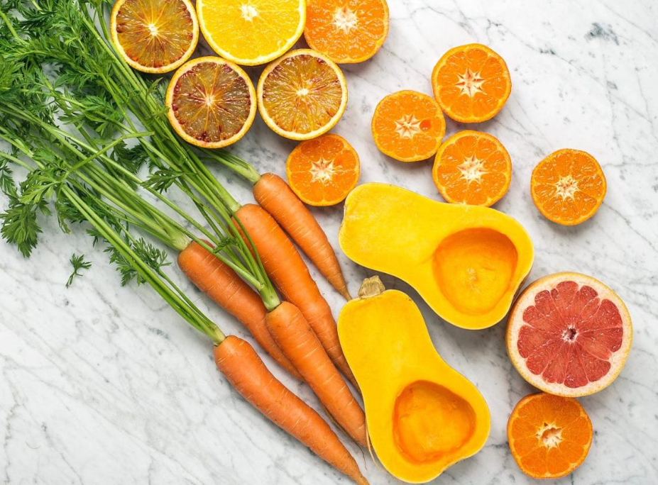 Carrots pumpkin and sweet potatoes as food sources of beta-carotene
